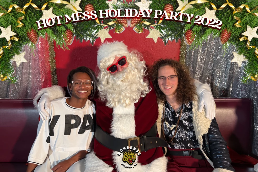 HOT MESS CHRISTMAS PARTY 2022 - Featuring SANTA! A Nonsense ATL event! Photo: Grumpy Elf!