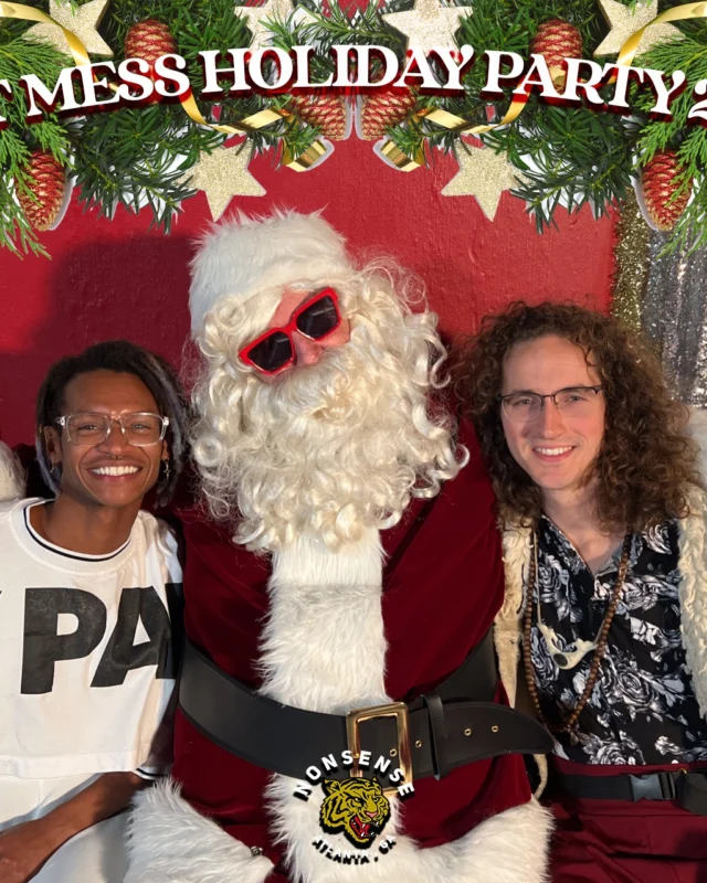 HOT MESS CHRISTMAS PARTY 2022 - Featuring SANTA! A Nonsense ATL event! Photo: Grumpy Elf!