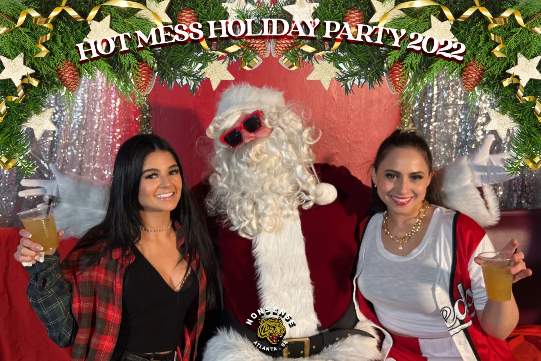 HOT MESS CHRISTMAS PARTY 2022 - Featuring SANTA! A Nonsense ATL event! Photo: Grumpy Elf!