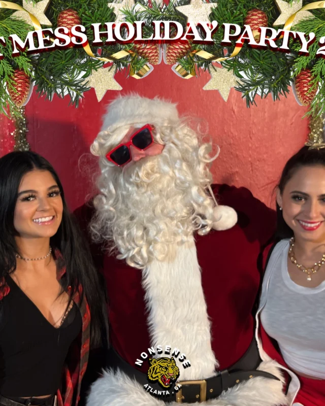 HOT MESS CHRISTMAS PARTY 2022 - Featuring SANTA! A Nonsense ATL event! Photo: Grumpy Elf!