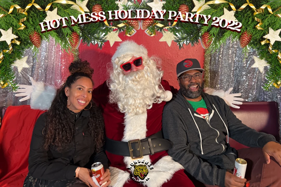 HOT MESS CHRISTMAS PARTY 2022 - Featuring SANTA! A Nonsense ATL event! Photo: Grumpy Elf!
