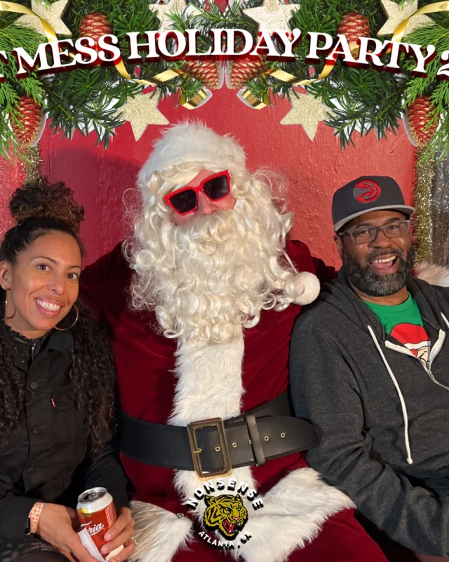 HOT MESS CHRISTMAS PARTY 2022 - Featuring SANTA! A Nonsense ATL event! Photo: Grumpy Elf!