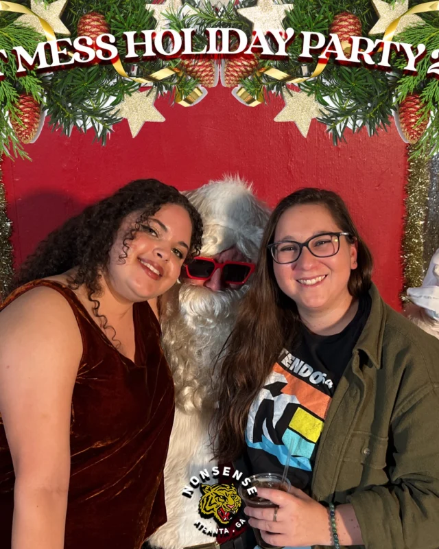 HOT MESS CHRISTMAS PARTY 2022 - Featuring SANTA! A Nonsense ATL event! Photo: Grumpy Elf!