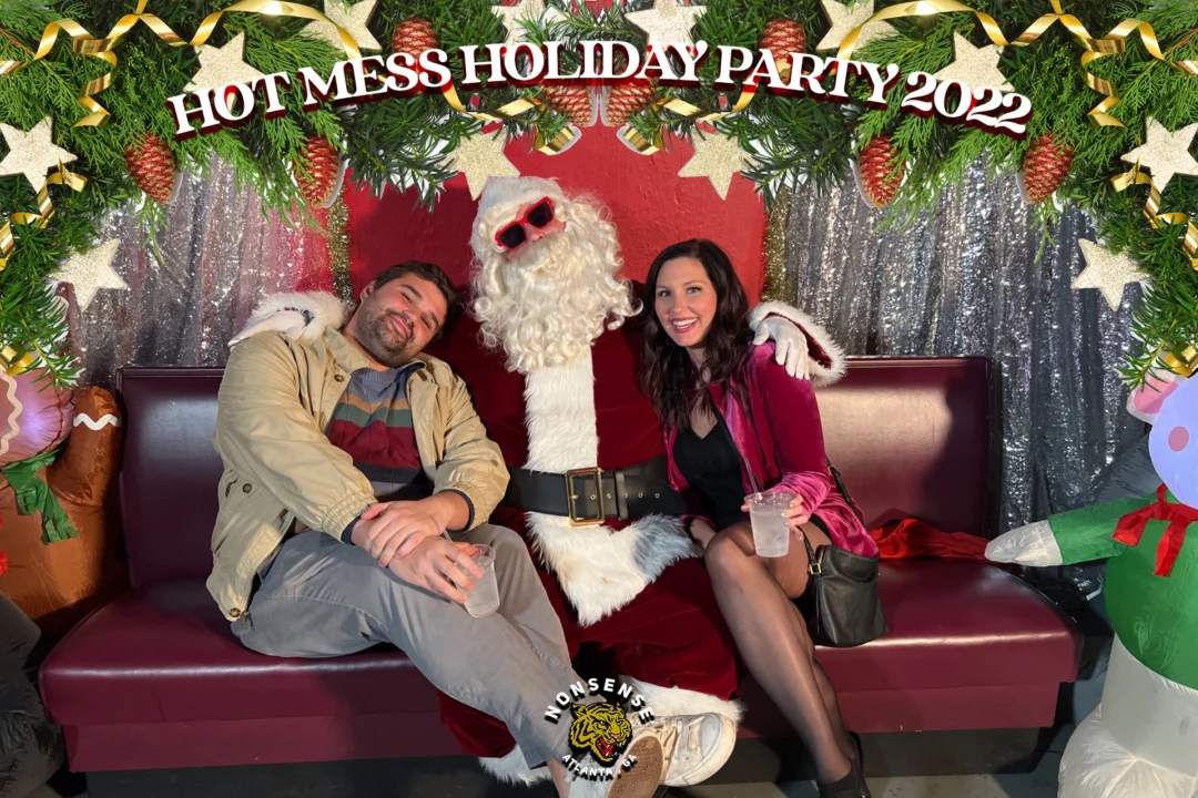 HOT MESS CHRISTMAS PARTY 2022 - Featuring SANTA! A Nonsense ATL event! Photo: Grumpy Elf!