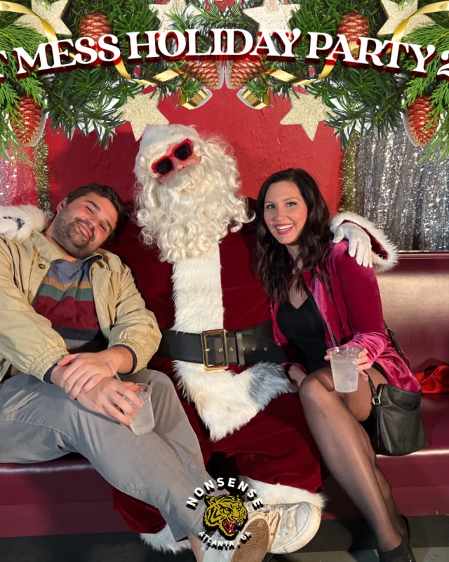 HOT MESS CHRISTMAS PARTY 2022 - Featuring SANTA! A Nonsense ATL event! Photo: Grumpy Elf!
