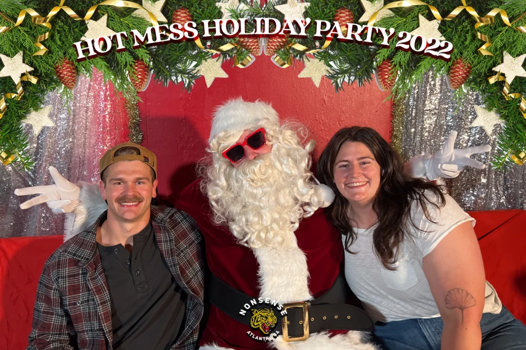 HOT MESS CHRISTMAS PARTY 2022 - Featuring SANTA! A Nonsense ATL event! Photo: Grumpy Elf!