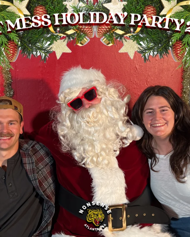 HOT MESS CHRISTMAS PARTY 2022 - Featuring SANTA! A Nonsense ATL event! Photo: Grumpy Elf!