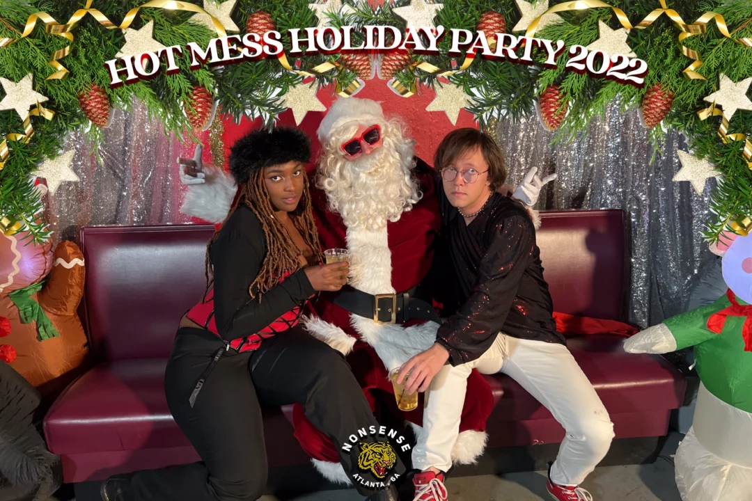 HOT MESS CHRISTMAS PARTY 2022 - Featuring SANTA! A Nonsense ATL event! Photo: Grumpy Elf!