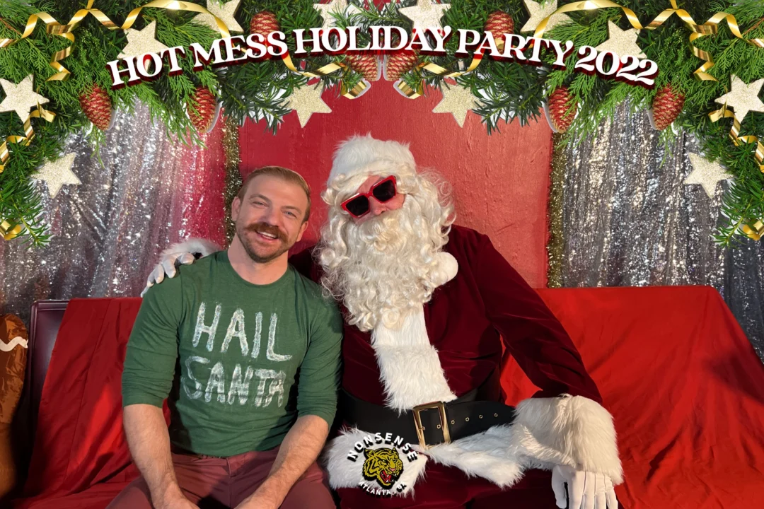 HOT MESS CHRISTMAS PARTY 2022 - Featuring SANTA! A Nonsense ATL event! Photo: Grumpy Elf!