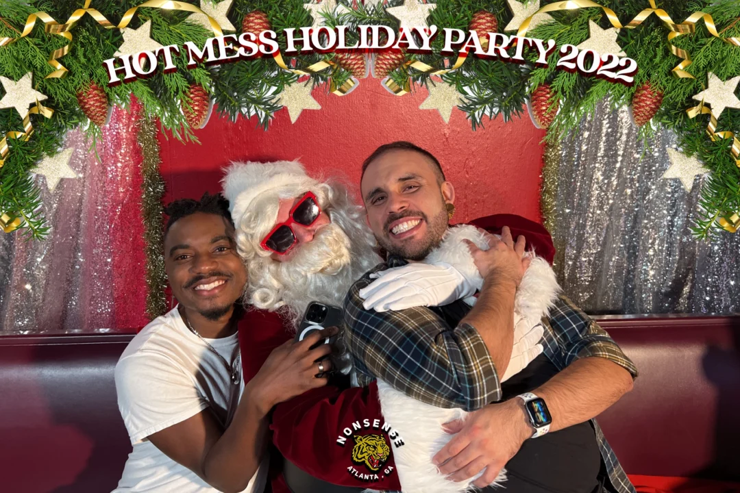 HOT MESS CHRISTMAS PARTY 2022 - Featuring SANTA! A Nonsense ATL event! Photo: Grumpy Elf!