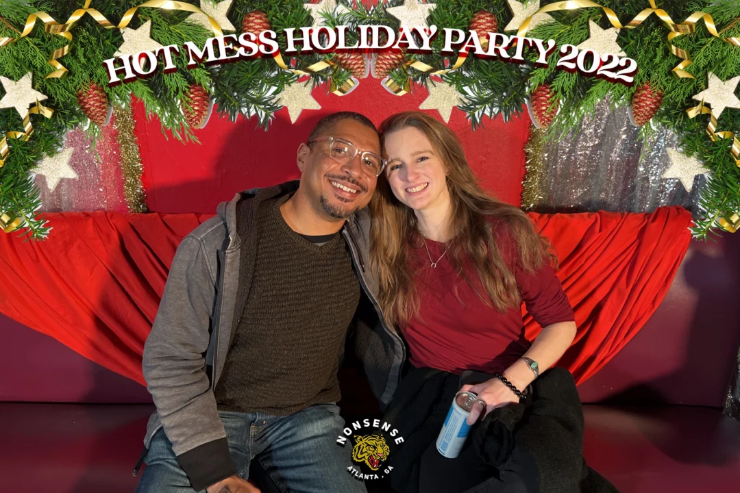 HOT MESS CHRISTMAS PARTY 2022 - Featuring SANTA! A Nonsense ATL event! Photo: Grumpy Elf!