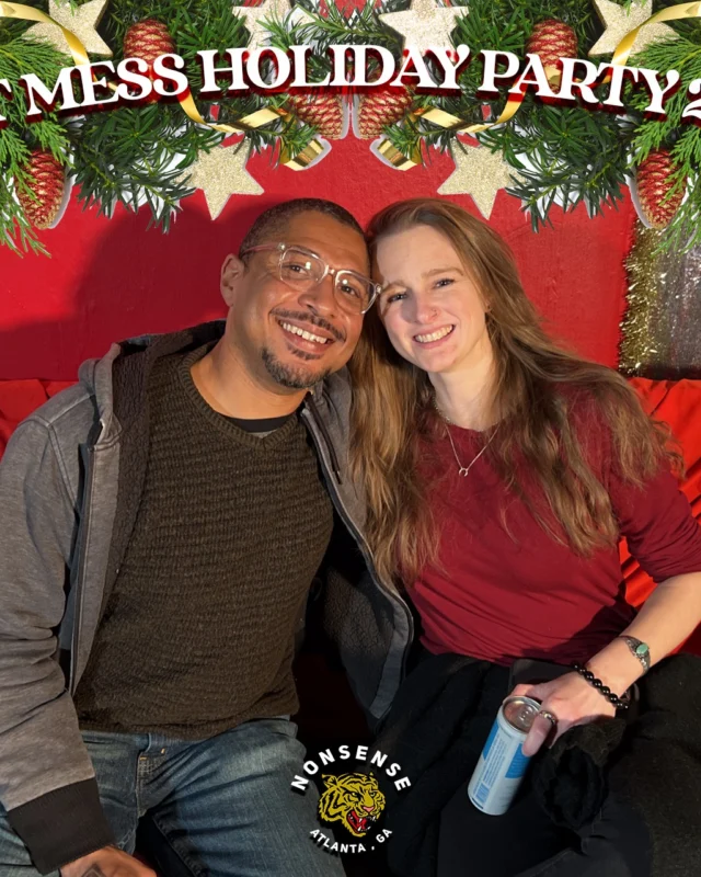 HOT MESS CHRISTMAS PARTY 2022 - Featuring SANTA! A Nonsense ATL event! Photo: Grumpy Elf!