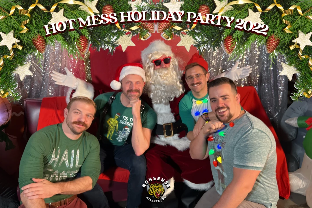 HOT MESS CHRISTMAS PARTY 2022 - Featuring SANTA! A Nonsense ATL event! Photo: Grumpy Elf!