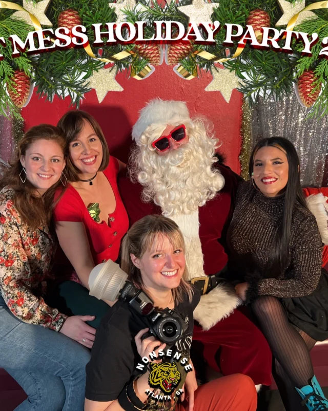 HOT MESS CHRISTMAS PARTY 2022 - Featuring SANTA! A Nonsense ATL event! Photo: Grumpy Elf!