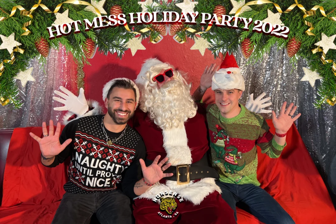HOT MESS CHRISTMAS PARTY 2022 - Featuring SANTA! A Nonsense ATL event! Photo: Grumpy Elf!