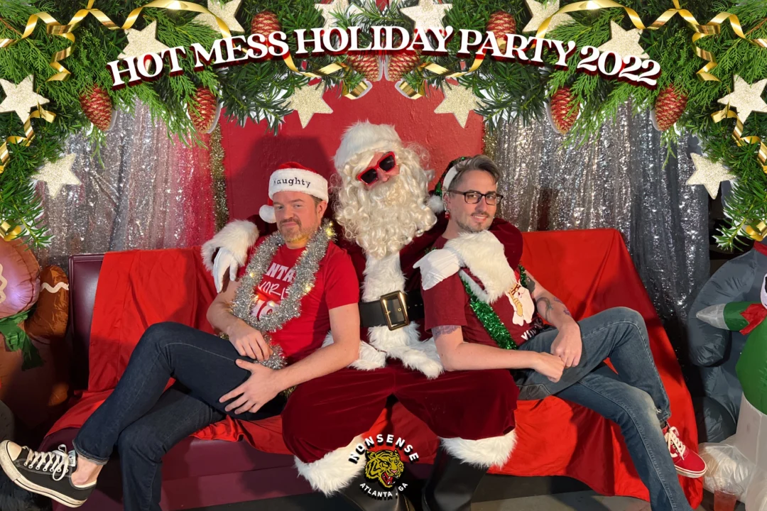 HOT MESS CHRISTMAS PARTY 2022 - Featuring SANTA! A Nonsense ATL event! Photo: Grumpy Elf!
