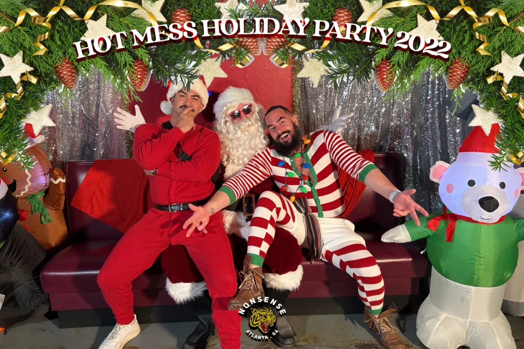 HOT MESS CHRISTMAS PARTY 2022 - Featuring SANTA! A Nonsense ATL event! Photo: Grumpy Elf!