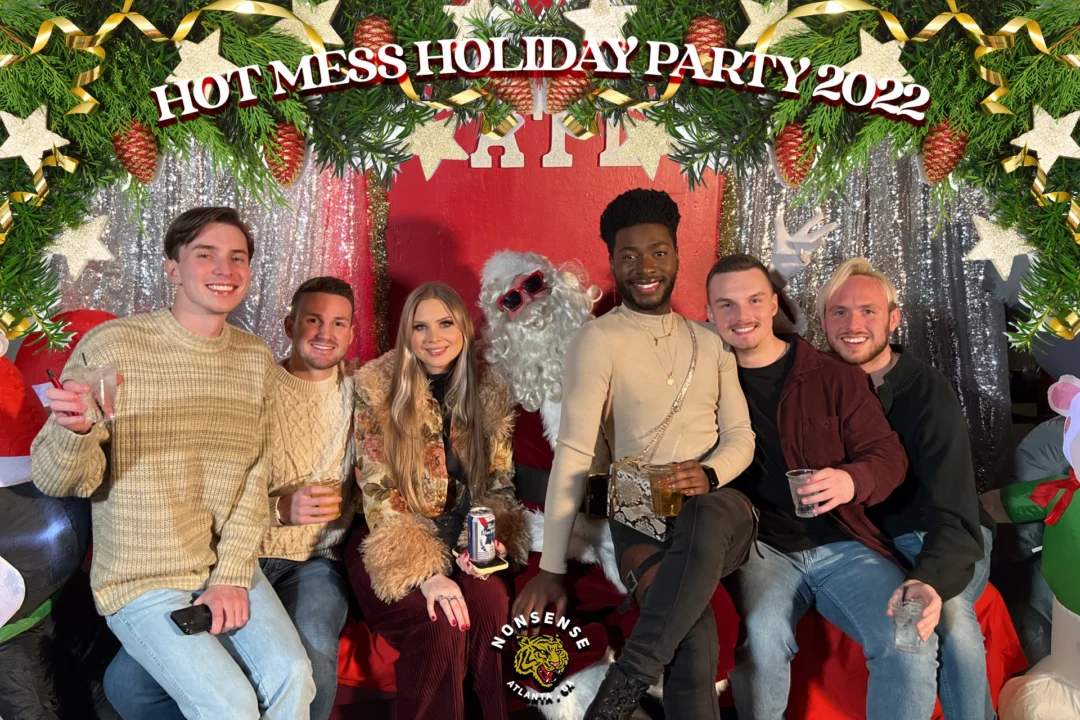 HOT MESS CHRISTMAS PARTY 2022 - Featuring SANTA! A Nonsense ATL event! Photo: Grumpy Elf!