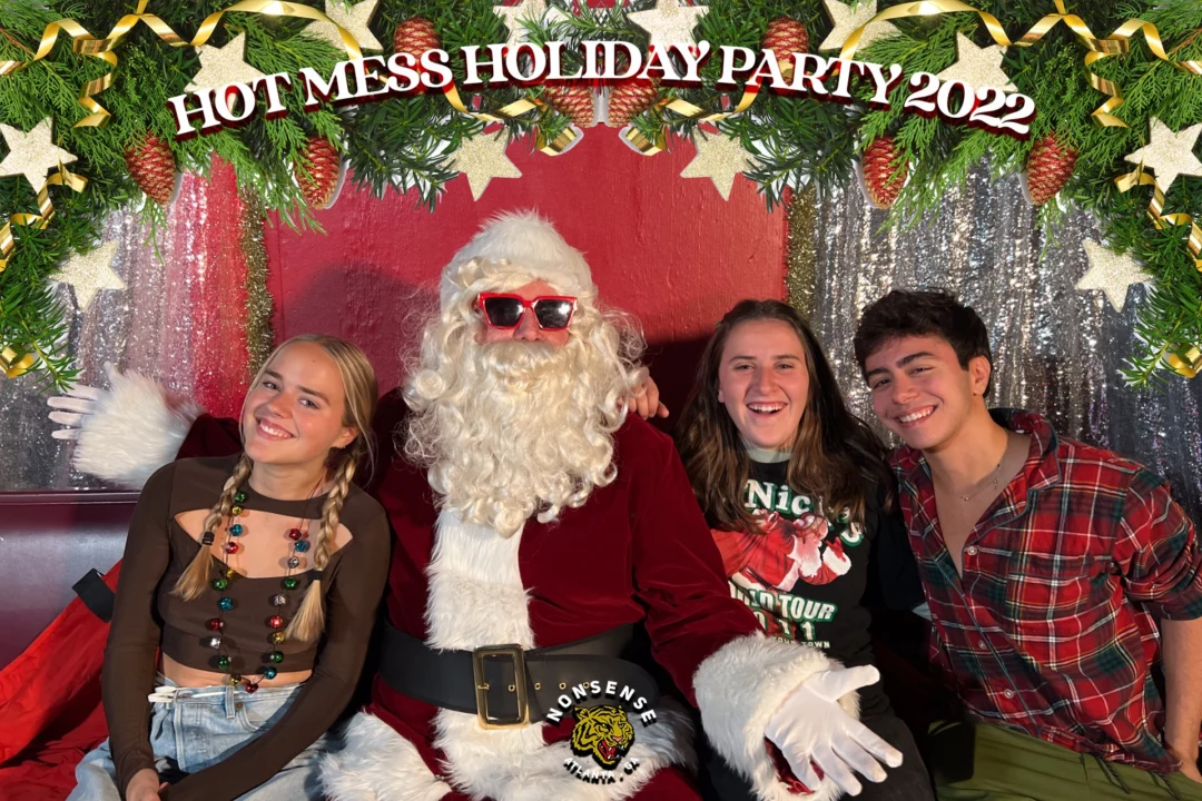 HOT MESS CHRISTMAS PARTY 2022 - Featuring SANTA! A Nonsense ATL event! Photo: Grumpy Elf!