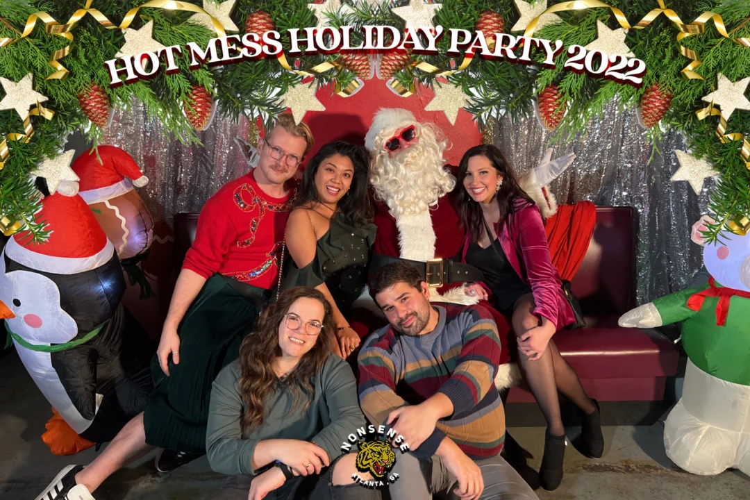 HOT MESS CHRISTMAS PARTY 2022 - Featuring SANTA! A Nonsense ATL event! Photo: Grumpy Elf!
