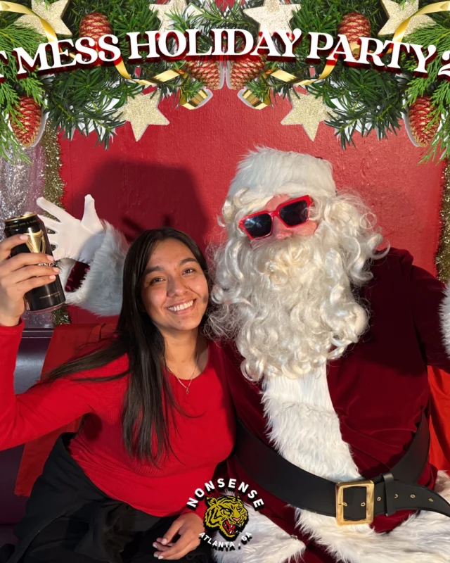 HOT MESS CHRISTMAS PARTY 2022 - Featuring SANTA! A Nonsense ATL event! Photo: Grumpy Elf!