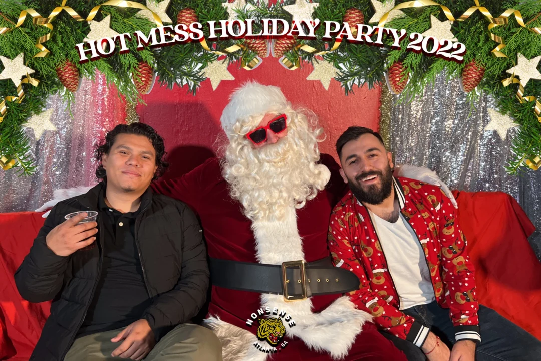 HOT MESS CHRISTMAS PARTY 2022 - Featuring SANTA! A Nonsense ATL event! Photo: Grumpy Elf!