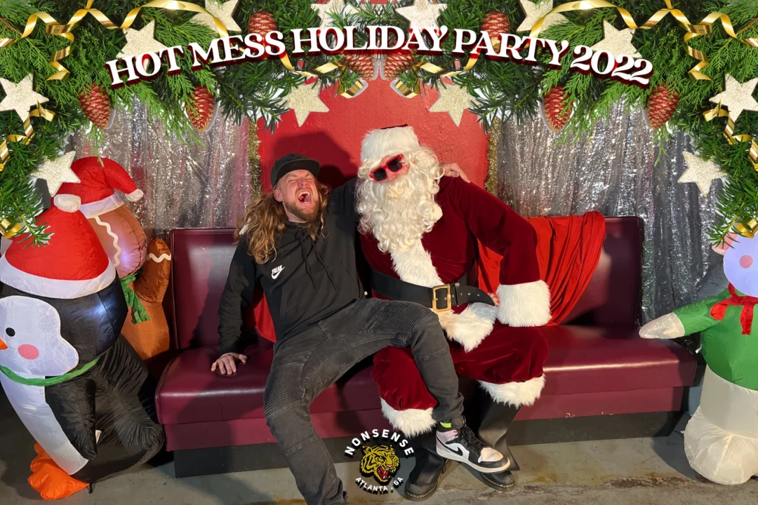 HOT MESS CHRISTMAS PARTY 2022 - Featuring SANTA! A Nonsense ATL event! Photo: Grumpy Elf!