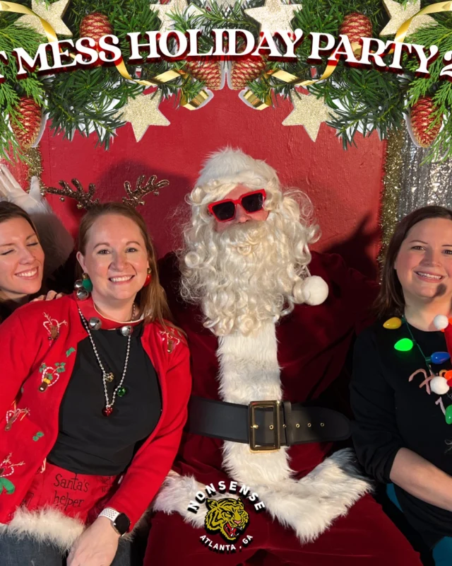 HOT MESS CHRISTMAS PARTY 2022 - Featuring SANTA! A Nonsense ATL event! Photo: Grumpy Elf!