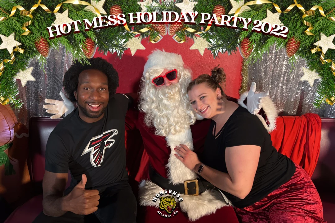 HOT MESS CHRISTMAS PARTY 2022 - Featuring SANTA! A Nonsense ATL event! Photo: Grumpy Elf!