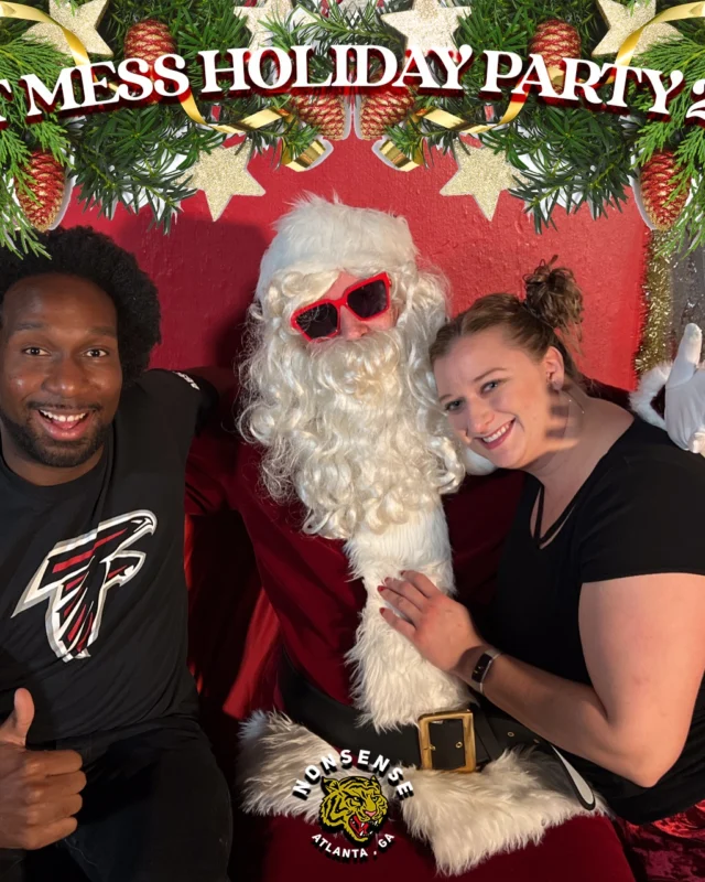 HOT MESS CHRISTMAS PARTY 2022 - Featuring SANTA! A Nonsense ATL event! Photo: Grumpy Elf!
