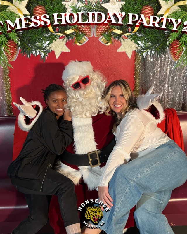 HOT MESS CHRISTMAS PARTY 2022 - Featuring SANTA! A Nonsense ATL event! Photo: Grumpy Elf!
