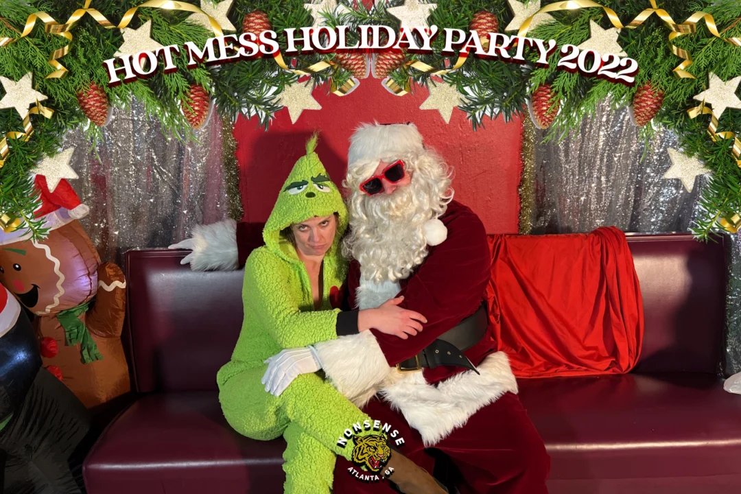 HOT MESS CHRISTMAS PARTY 2022 - Featuring SANTA! A Nonsense ATL event! Photo: Grumpy Elf!