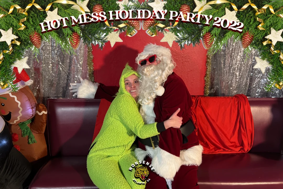 HOT MESS CHRISTMAS PARTY 2022 - Featuring SANTA! A Nonsense ATL event! Photo: Grumpy Elf!