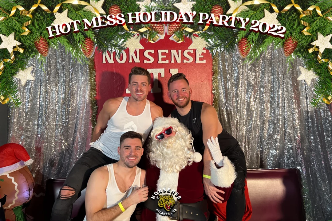 HOT MESS CHRISTMAS PARTY 2022 - Featuring SANTA! A Nonsense ATL event! Photo: Grumpy Elf!