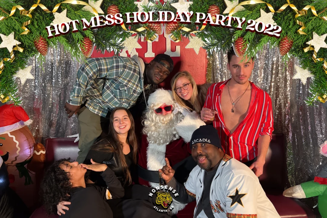 HOT MESS CHRISTMAS PARTY 2022 - Featuring SANTA! A Nonsense ATL event! Photo: Grumpy Elf!