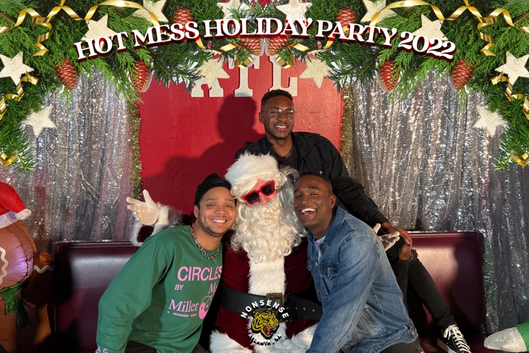 HOT MESS CHRISTMAS PARTY 2022 - Featuring SANTA! A Nonsense ATL event! Photo: Grumpy Elf!