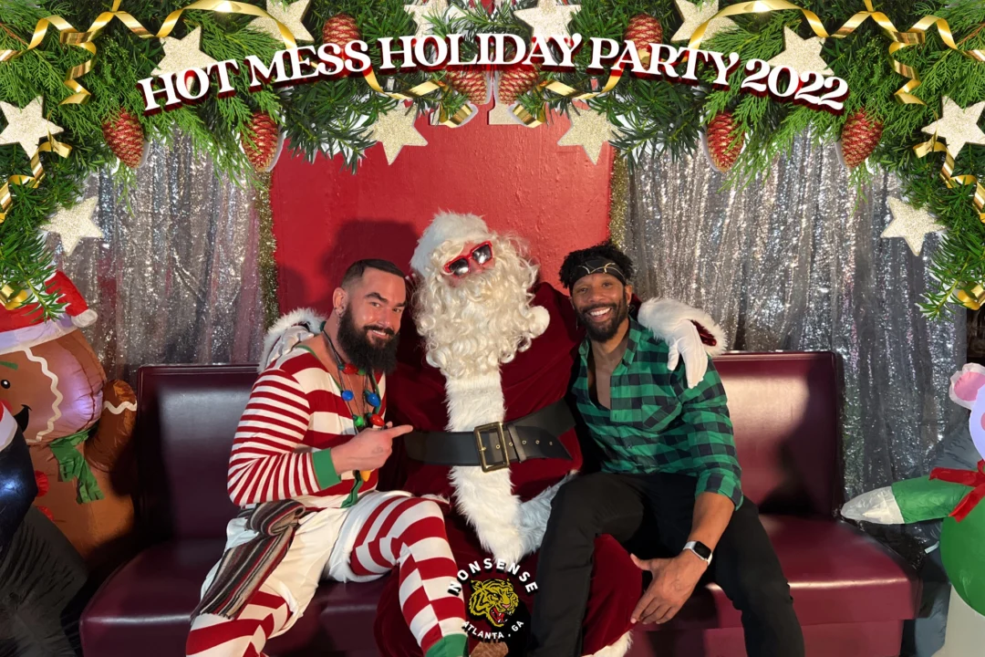 HOT MESS CHRISTMAS PARTY 2022 - Featuring SANTA! A Nonsense ATL event! Photo: Grumpy Elf!
