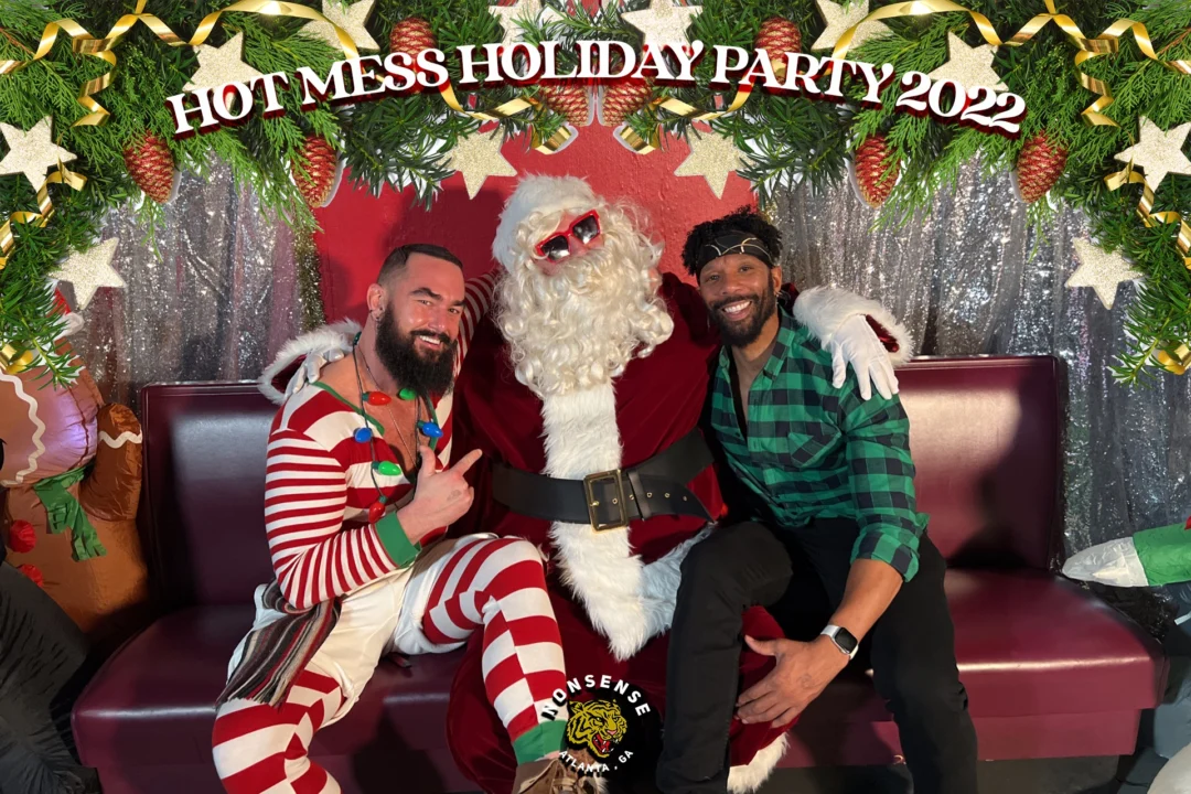 HOT MESS CHRISTMAS PARTY 2022 - Featuring SANTA! A Nonsense ATL event! Photo: Grumpy Elf!