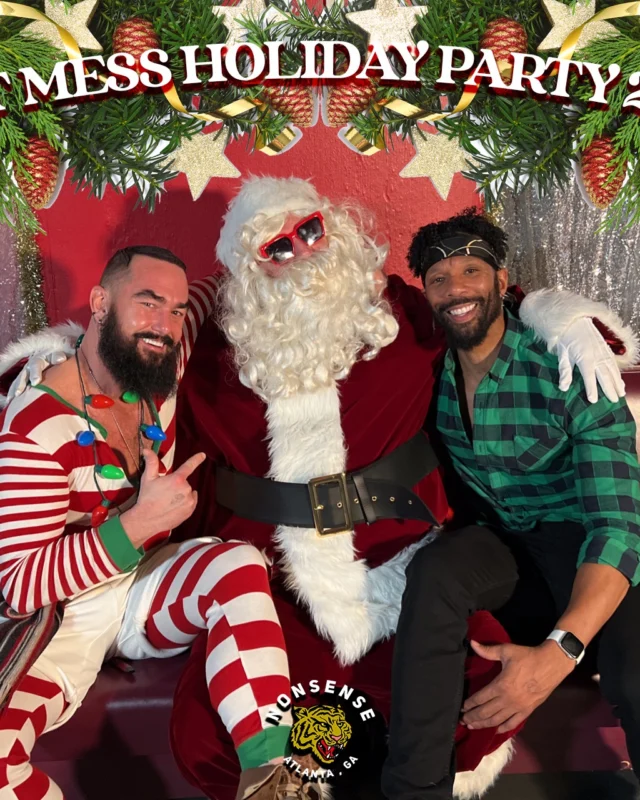 HOT MESS CHRISTMAS PARTY 2022 - Featuring SANTA! A Nonsense ATL event! Photo: Grumpy Elf!