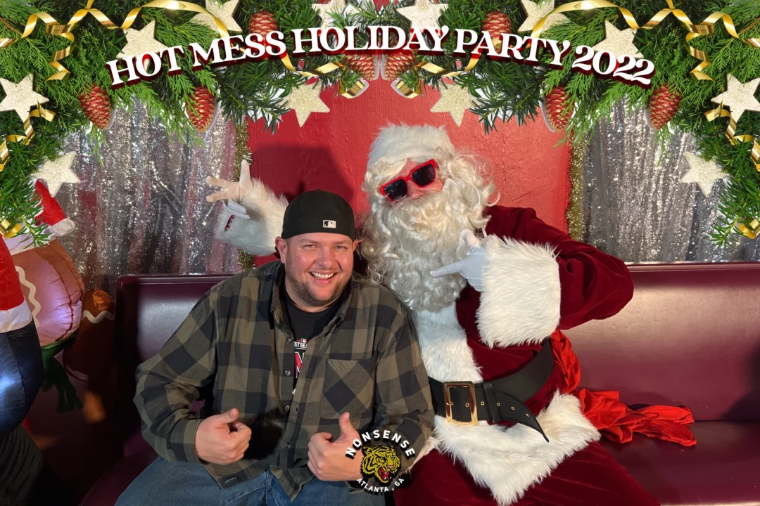 HOT MESS CHRISTMAS PARTY 2022 - Featuring SANTA! A Nonsense ATL event! Photo: Grumpy Elf!