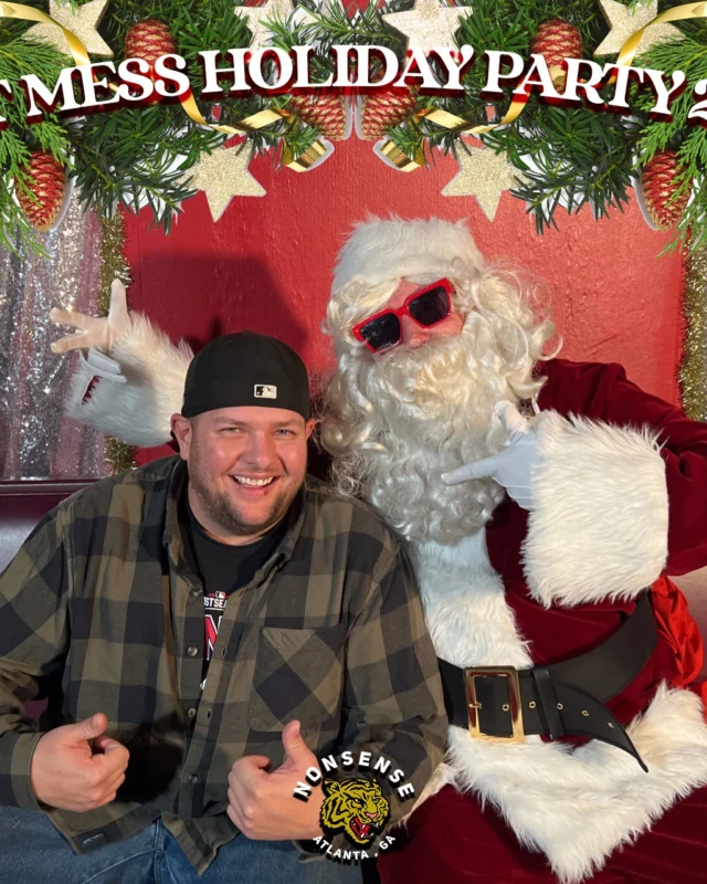 HOT MESS CHRISTMAS PARTY 2022 - Featuring SANTA! A Nonsense ATL event! Photo: Grumpy Elf!