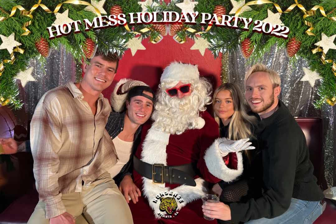 HOT MESS CHRISTMAS PARTY 2022 - Featuring SANTA! A Nonsense ATL event! Photo: Grumpy Elf!