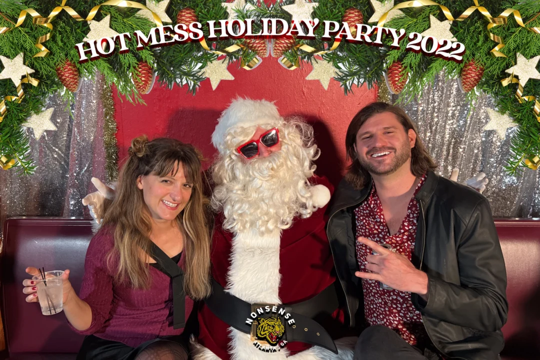 HOT MESS CHRISTMAS PARTY 2022 - Featuring SANTA! A Nonsense ATL event! Photo: Grumpy Elf!