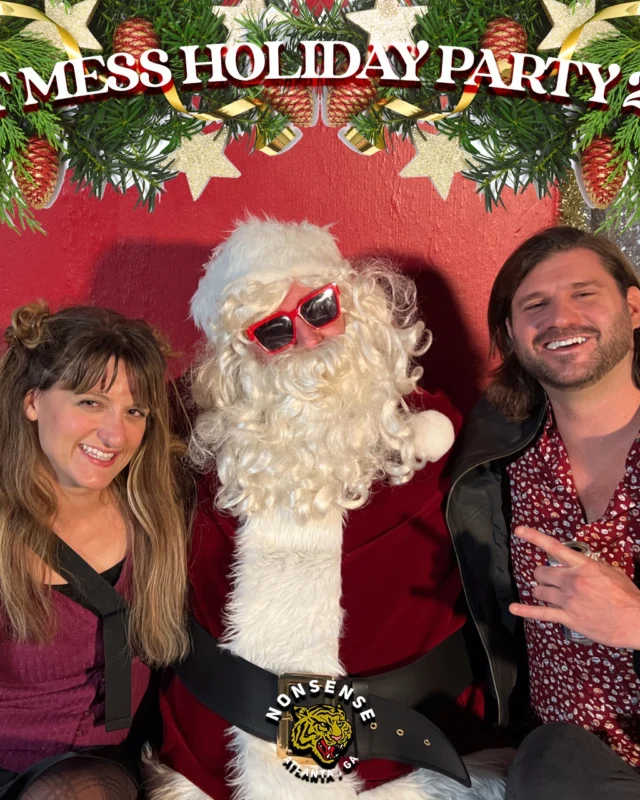 HOT MESS CHRISTMAS PARTY 2022 - Featuring SANTA! A Nonsense ATL event! Photo: Grumpy Elf!