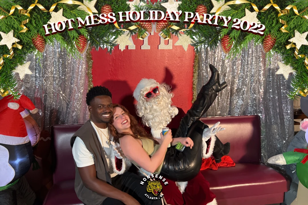 HOT MESS CHRISTMAS PARTY 2022 - Featuring SANTA! A Nonsense ATL event! Photo: Grumpy Elf!