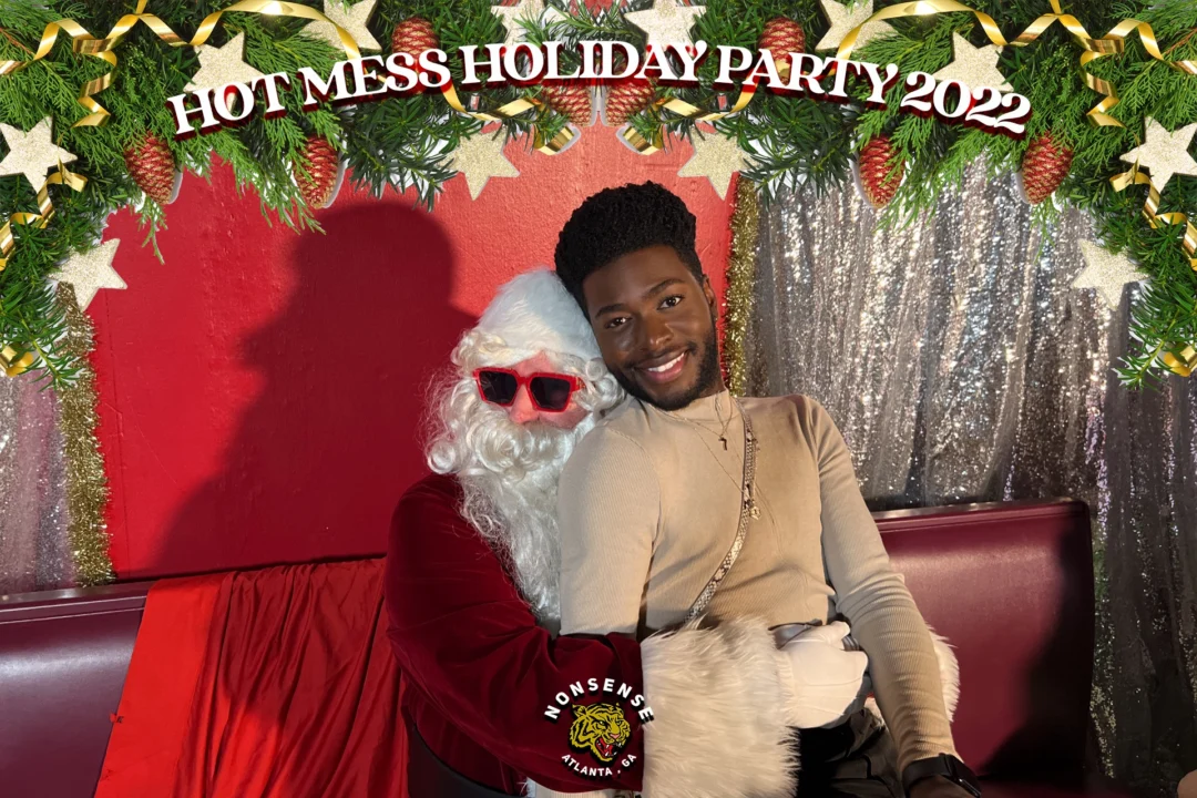 HOT MESS CHRISTMAS PARTY 2022 - Featuring SANTA! A Nonsense ATL event! Photo: Grumpy Elf!