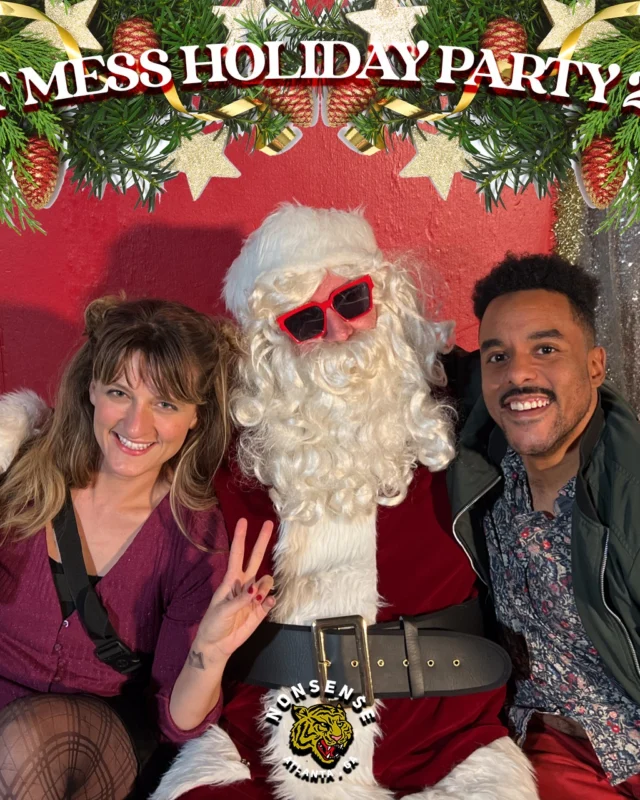 HOT MESS CHRISTMAS PARTY 2022 - Featuring SANTA! A Nonsense ATL event! Photo: Grumpy Elf!