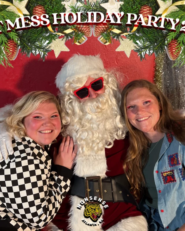 HOT MESS CHRISTMAS PARTY 2022 - Featuring SANTA! A Nonsense ATL event! Photo: Grumpy Elf!