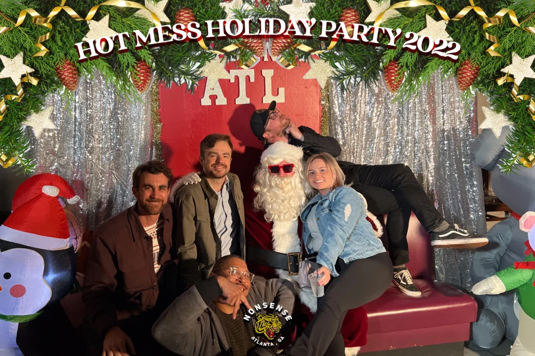 HOT MESS CHRISTMAS PARTY 2022 - Featuring SANTA! A Nonsense ATL event! Photo: Grumpy Elf!