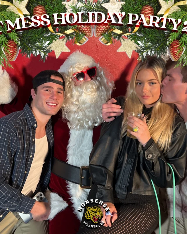 HOT MESS CHRISTMAS PARTY 2022 - Featuring SANTA! A Nonsense ATL event! Photo: Grumpy Elf!